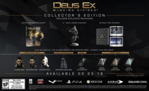 Deus Ex Mankind Divided collectors edition