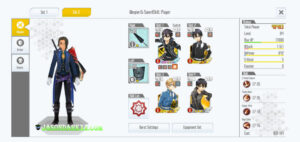 Sword Art Online Integral Factor - Character Equipment