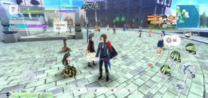 Sword Art Online Integral Factor - Players in Teleport Gate Plaza