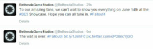  Bethesda Fallout 4 tweets