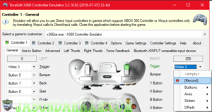 Remapping in x360ce