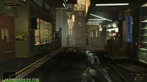 Deus Ex Human: Revolution Directors cut Streets of Hengsha,Shanghai,  Shanghai