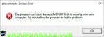 Wamp error missing VCRUNTIME110.dll