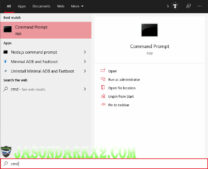 Searching for command prompti