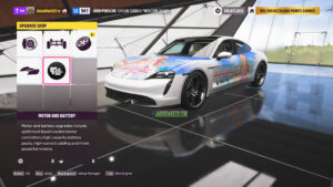 Forza Horizon 5 - Car Upgrade Menu