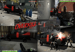 Payday2-the Overkill pack escape van skin