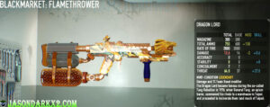 Payday2 Flamethrower Dragonlord Skin