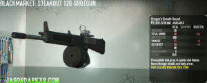 Payday 2 Steakout 12G  fully upgraded