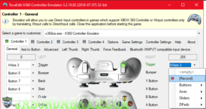 Remapping in x360ce
