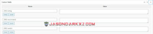 WordPress Custom fields metabox example