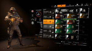 The Division 2 - Loadouts menu