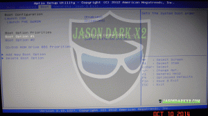 Set boot order to disk drive