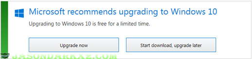 Upgrade windows 10
